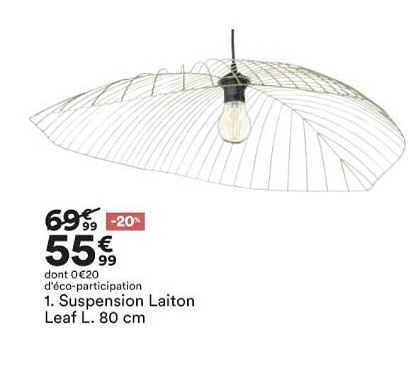 Suspension Laiton Leaf