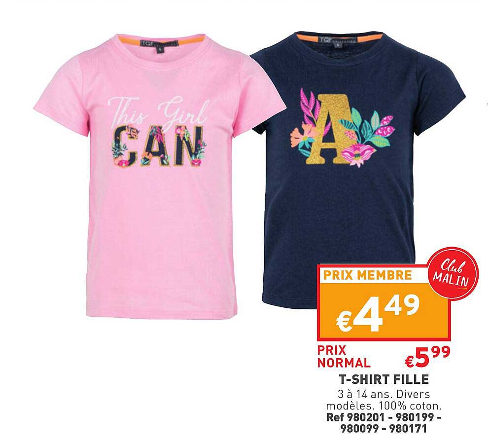 t-shirt fille