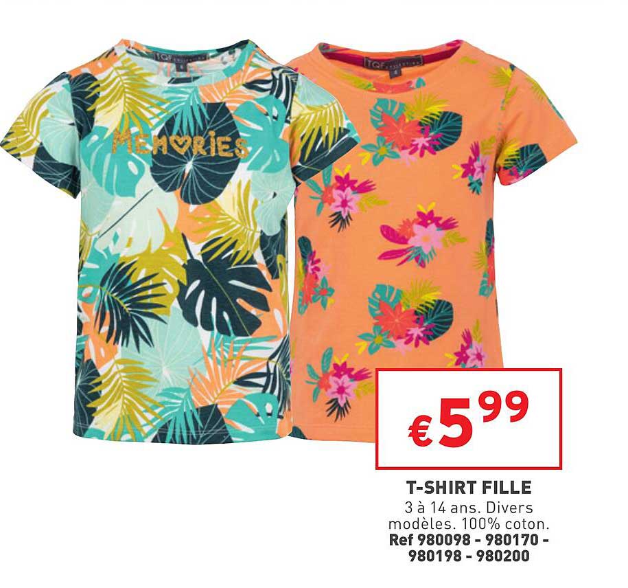 t-shirt fille