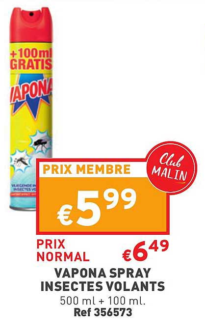 Vapona Spray Insectes Volants