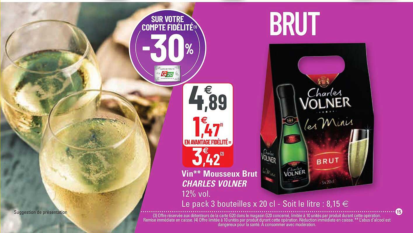vin mousseux brut charles volner