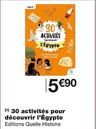 30 activités pour découvrir l'égypte