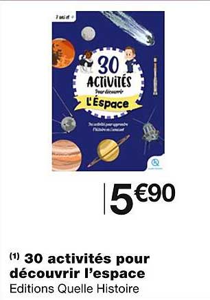 30 activités pour découvrir l'espace