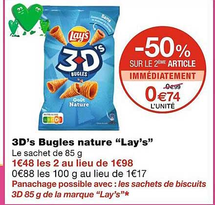 3d's Bugles Nature "lay's"