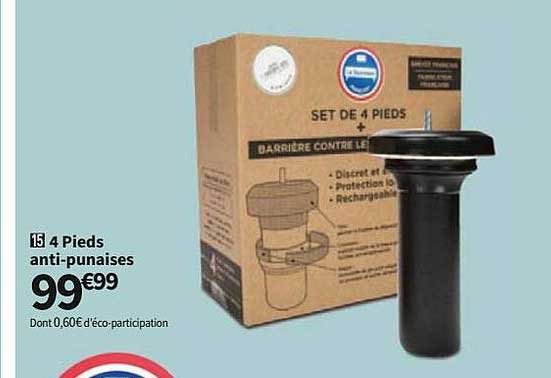 4 Pieds Anti-punaises