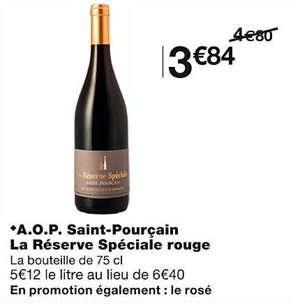 a.o.p. saint-pourçain la réserve spéciale rouge