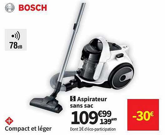 Aspirateur Sans Sac Bosch