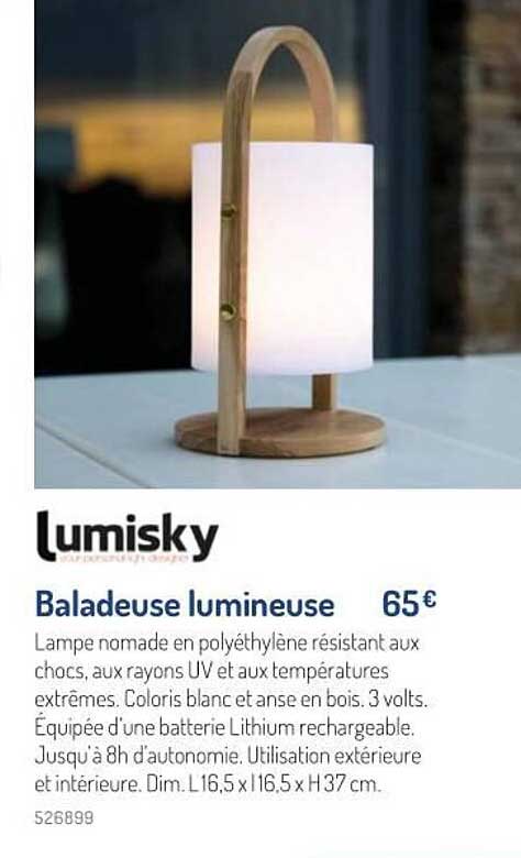 baladeuse lumineuse lumisky