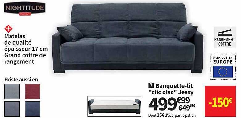 banquette-lit "clic clac" jessy