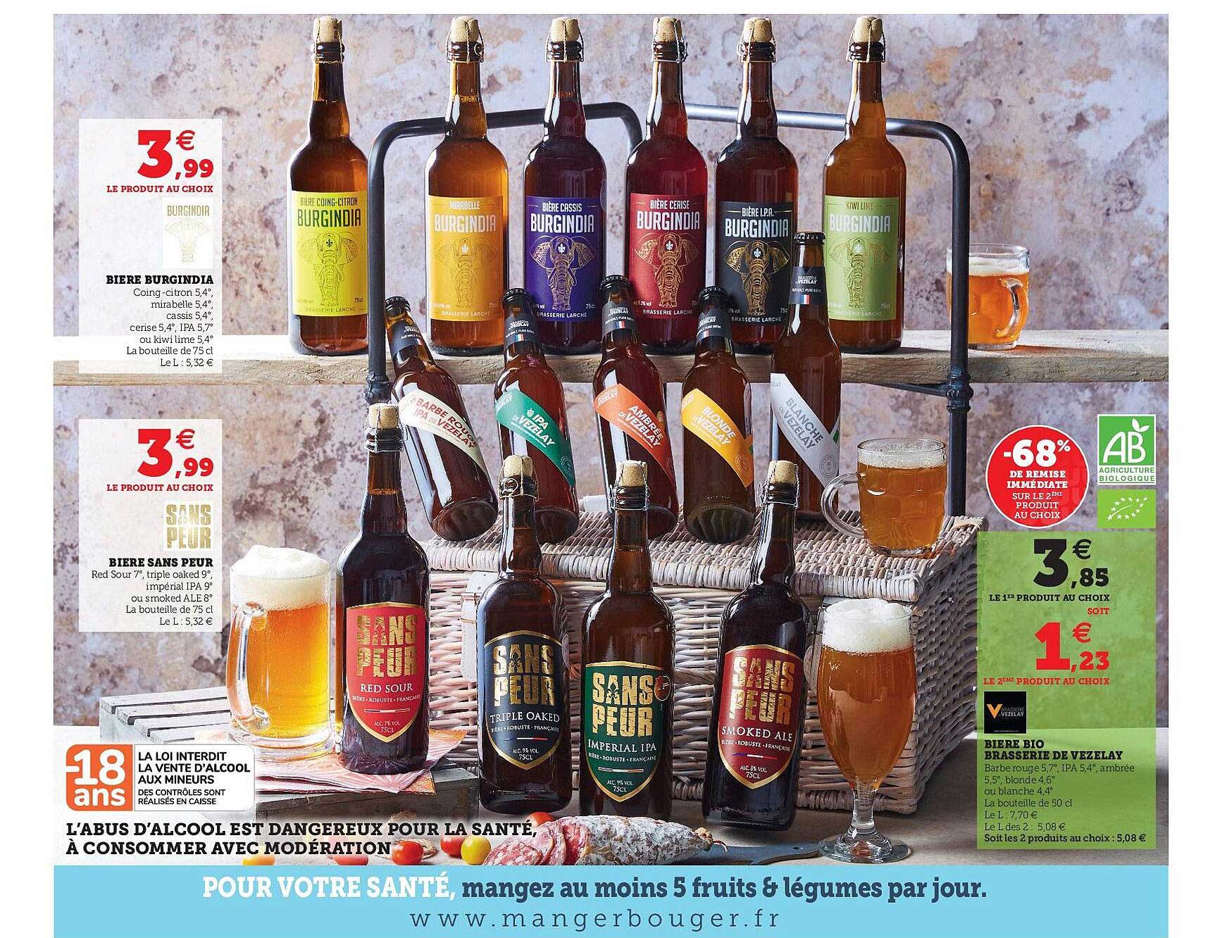 bière burgindia, bière sans peur, bière bio brasserie de vezeley