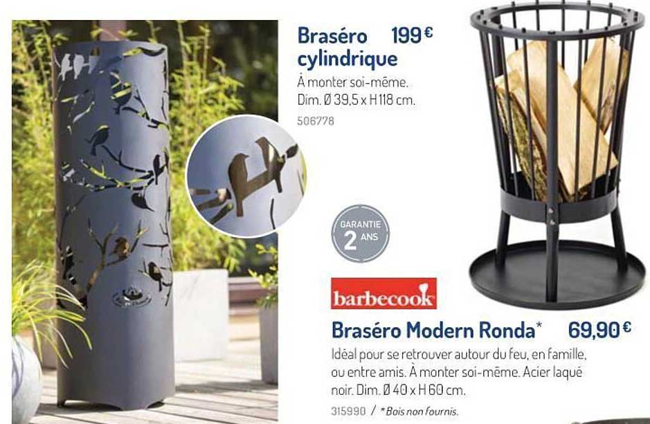braséro modern ronda barbecook