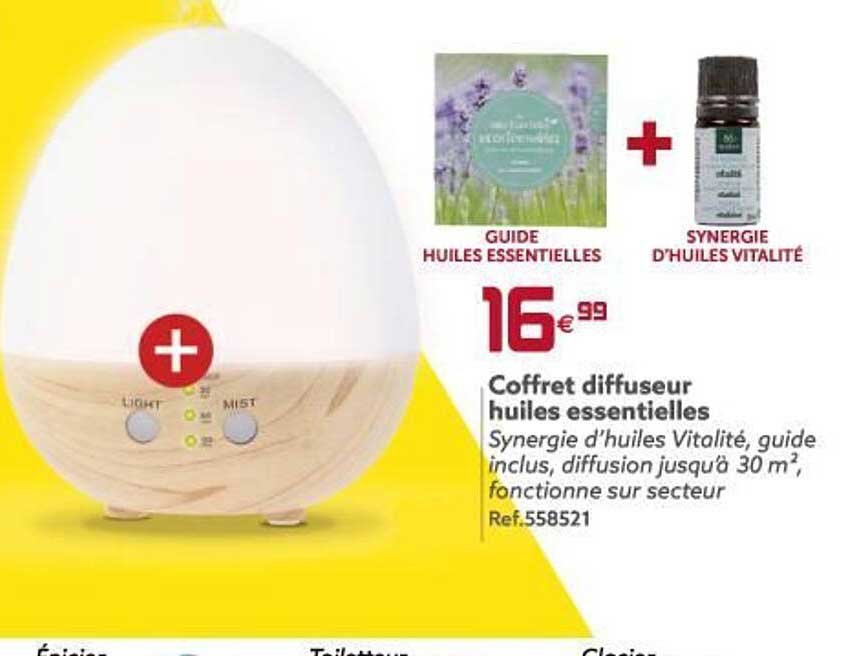 coffret diffuseur huile essentielles