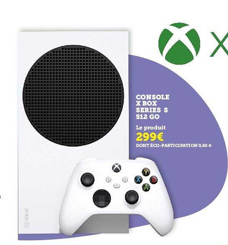 console x box séries s 512 go