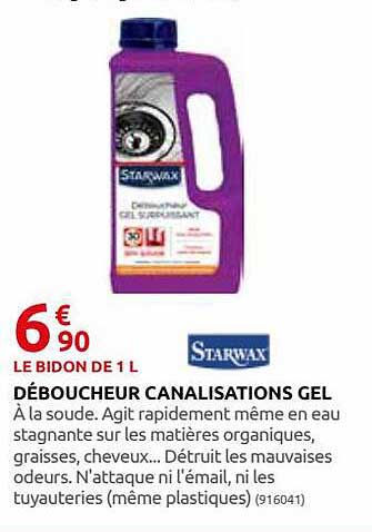 Déboucheur Canalisations Gel Starwax