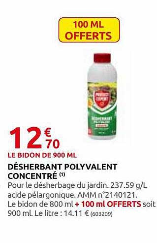 Désherbant Polyvalent Concentré