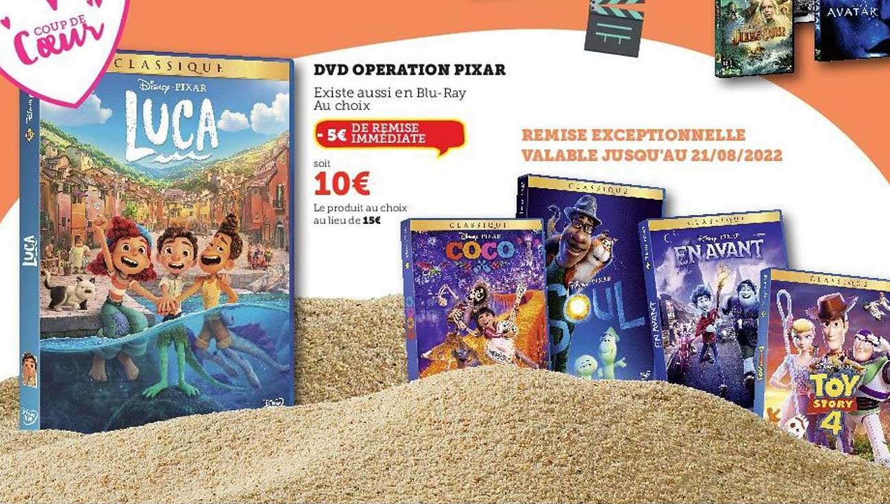 dvd opération pixar