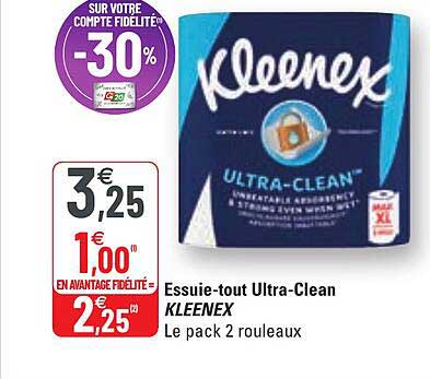 essuie-tout ultra-clean kleenex
