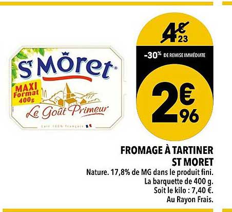 fromage à tartiner st môret