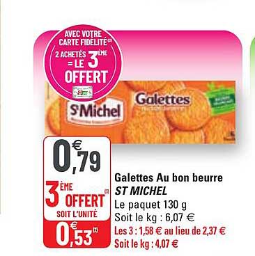Galettes Au Bon Beurre St Michel