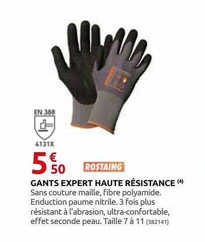 gants expert haute résistance rostaing