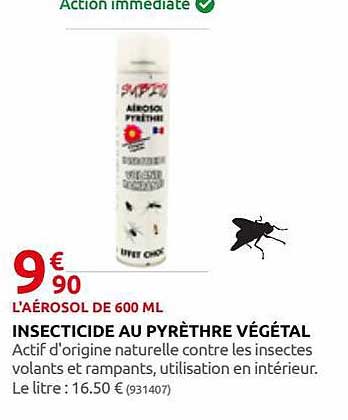Insecticide Au Pyrèthre Végétal