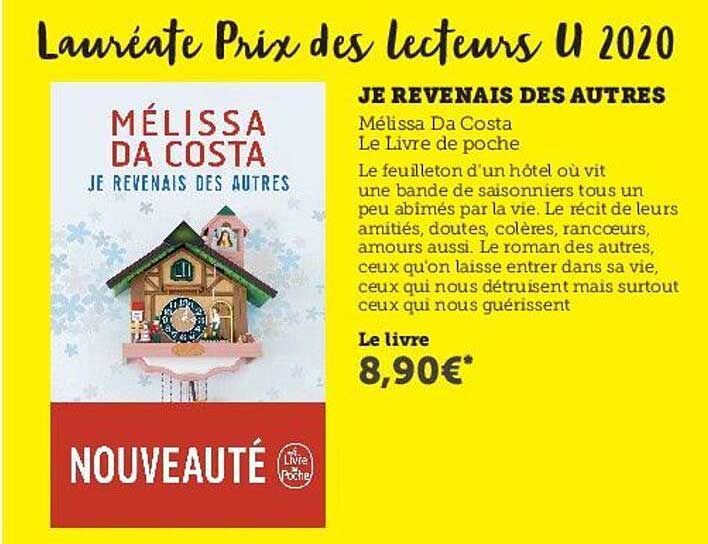 je revenais des autres - mélissa da costa