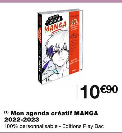 mon agenda créatif manga 2022-2023