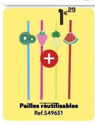 Pailles Réutilisables
