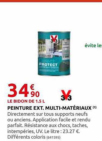 peinture ext. multi-matériaux 3v3