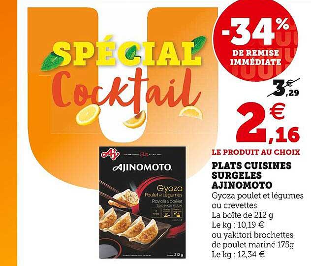 Plats Cuisinés Surgelés Ajinomoto