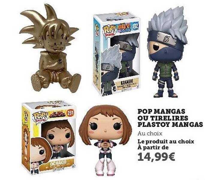 pop mangas ou tirelires plastoy mangas