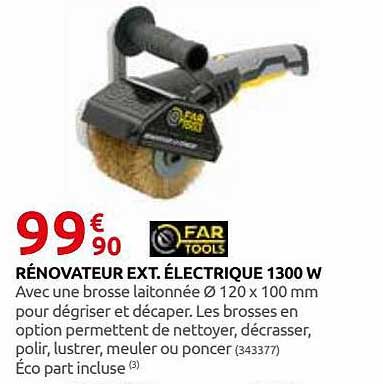 rénovateur ext. électrique 1300 w far tools