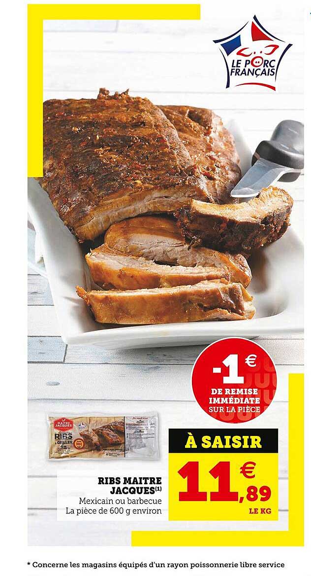 ribs maître jacques