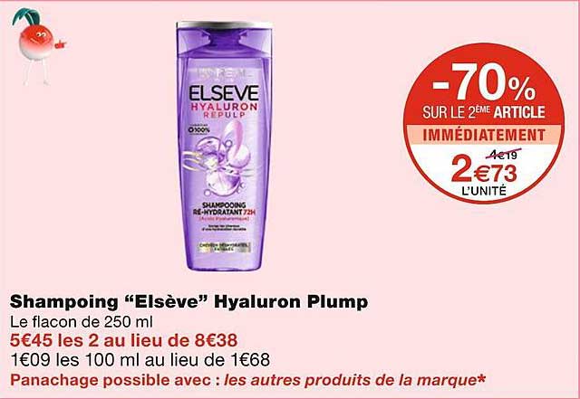 Shampoing "Elsève" Hyaluron Plump
