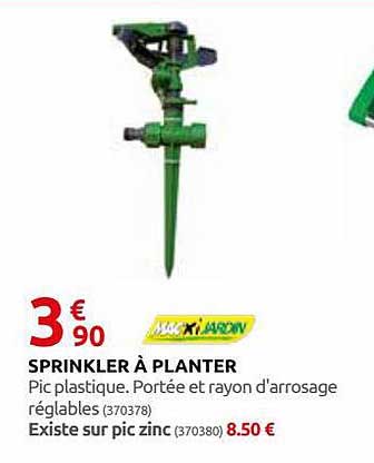 sprinkler à planter macxi jardin