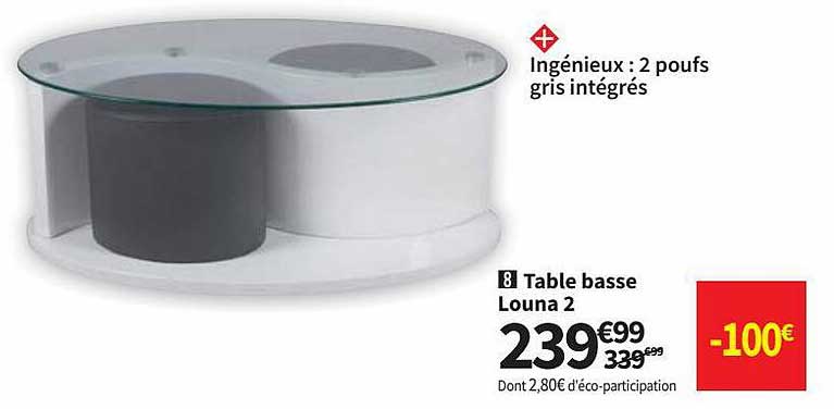 table basse louna 2