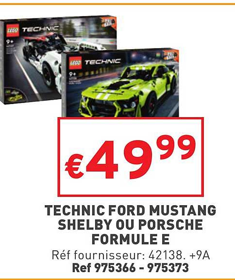 technic ford mustang shelby ou porsche formule e