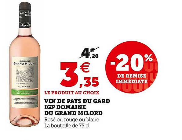 vin de pays du gard igp domaine du grand milord