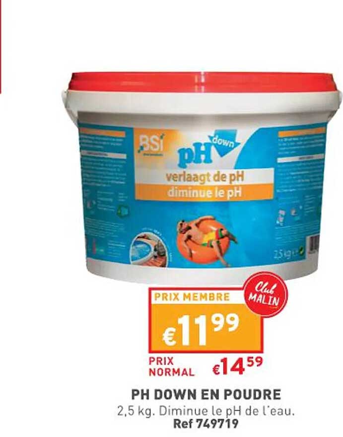 ph down en poudre