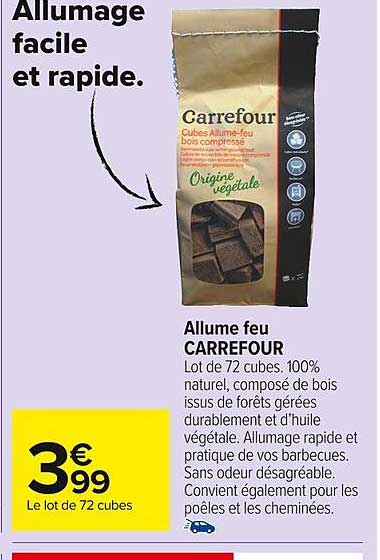 allume feu carrefour