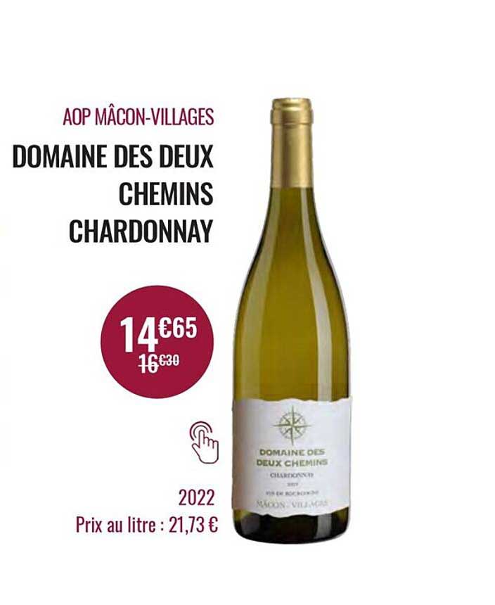 aop mâcon-villages domaine des deux chemins chardonnay 2022