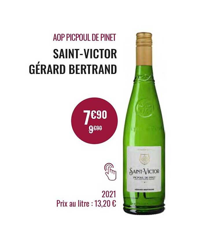 aop picpoul de pinet saint-victor gérard bertrand 2021