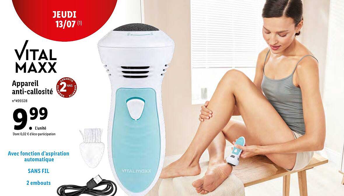 appareil anti-callosité vital maxx