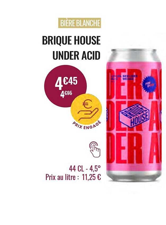 bière blanche brique house under acid