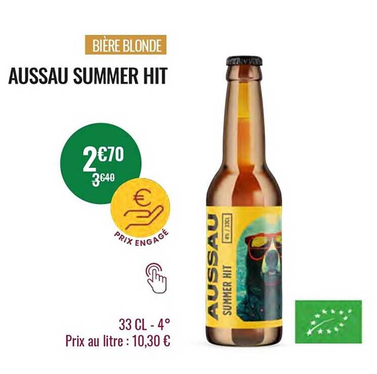 bière blonde aussau summer hit