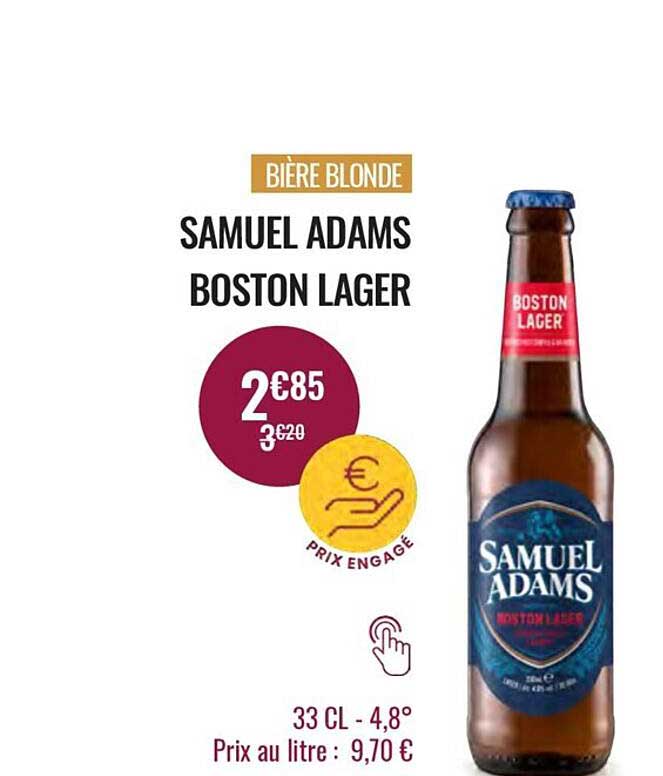 bière blonde samuel adams boston lager