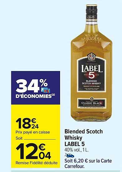 Blended Scotch Whisky Label 5