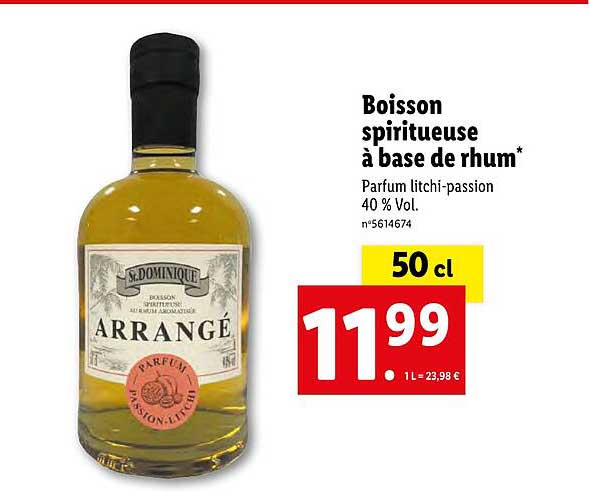 boisson spiritueuse à base de rhum