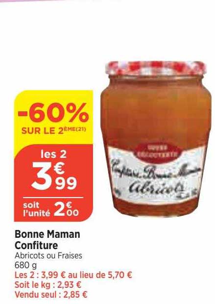 bonne maman confiture