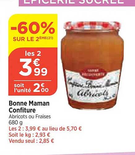 bonne maman confiture